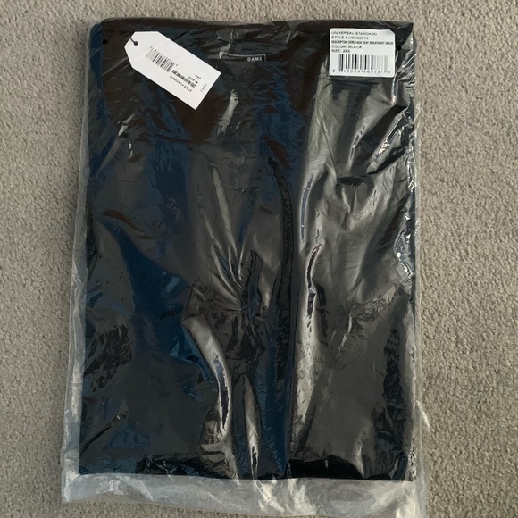 Universal Standard Size 2XS Black Ceres Side Vent Sweatshirt Dress - Picture 2 of 4